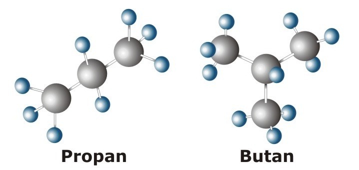 Đây là 2 thành phần chính của khí gas